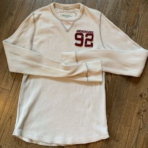 Abercrombie and Fitch Long Sleeve Waffle Shirt